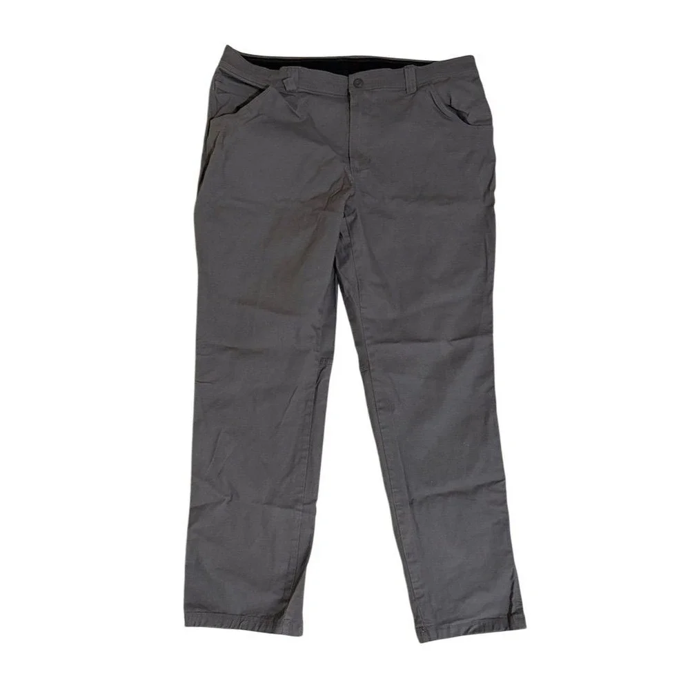 Columbia Men's Straight Fit Carpenter Pants Gray Sz 38x32 Classic Design ripstop